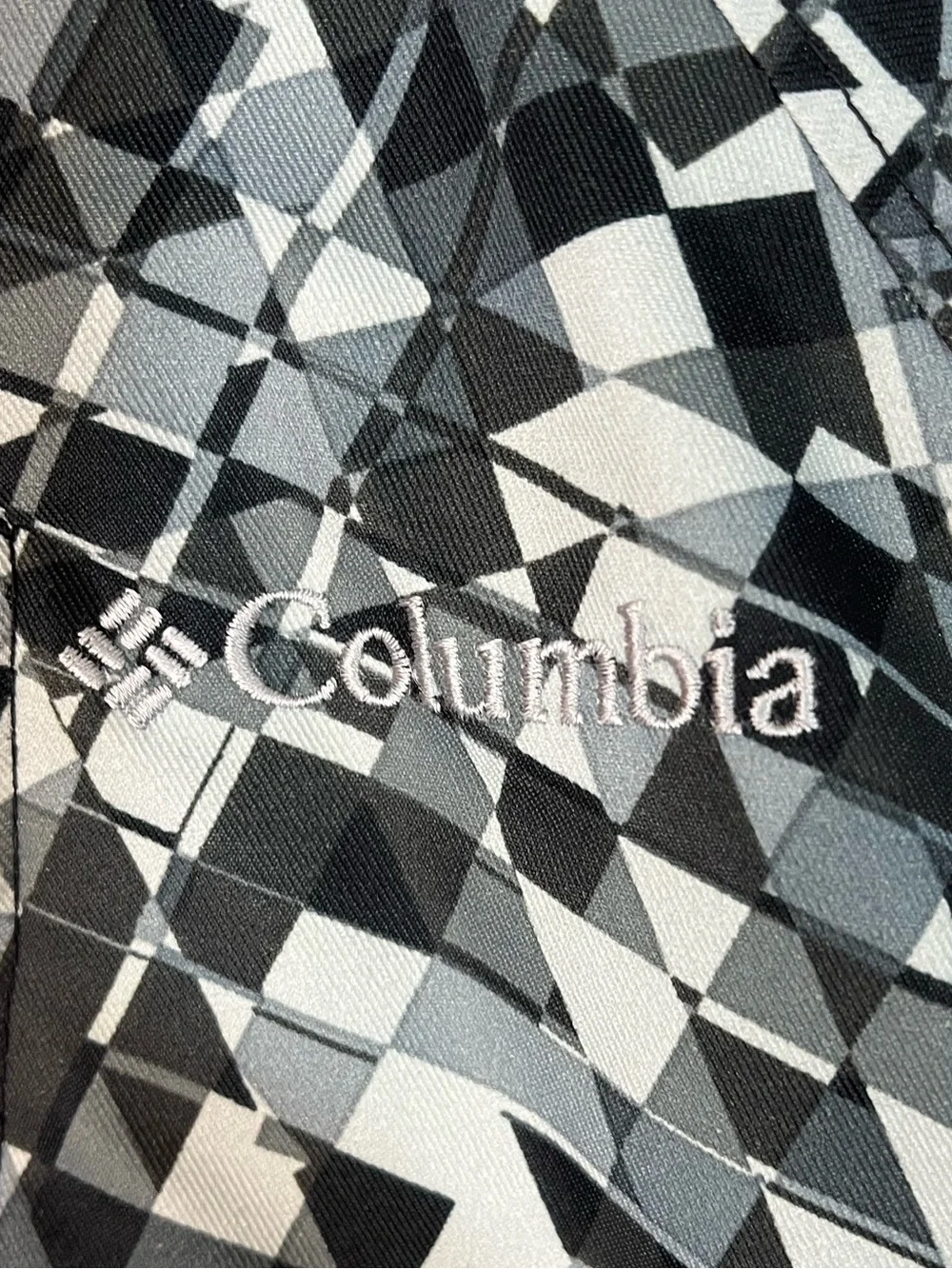 Columbia Black & White Hooded Insulated Winter Jacket Coat Boys Small (6 - 8)